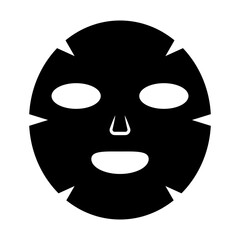 Facial mask silhouette icon. Face mask. Vector.