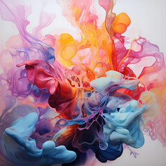 background with smoke