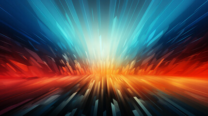 Fototapeta premium Arrow movement abstract design upward direction with motion. Various color combinations.