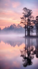 sunrise on the lake