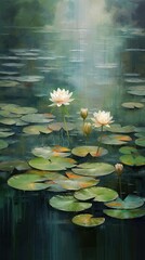 lake with water lilies