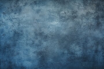 Obraz na płótnie Canvas Grunge-Style Plaster Texture in Dark Blue Tones: Background Image