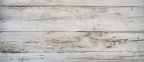 Light Textured Old Cracked White Wooden Boards: A Beautiful Background