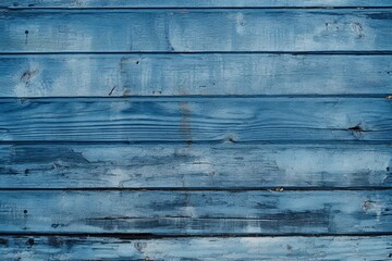 Blue Wooden Planks with Cracked Paint: A Beautiful Texture