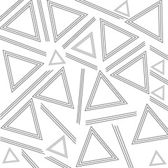 Triangle Line art Pattern design