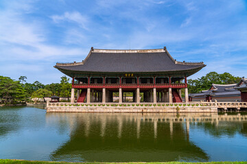 경회루 -조선후기 연회장소로 이용-경복궁, 종로구, 서울, 대한민국