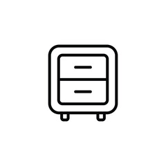 Drawer Icon Vector Design Illustration