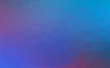 Obraz premium Light Blue, Red vector low poly texture. A completely new color illustration in a vague style. New texture for your design.