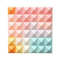 Fototapeta premium A piece of Cardstock, isolated on a transparent background.