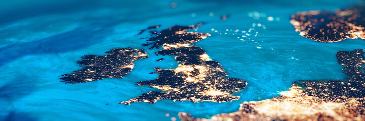 Naklejka premium United Kingdom and Ireland