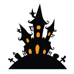 Set of cartoon pumpkins with funny faces for your design for the holiday Halloween. Different shapes and sizes orange gourd. Flat style vector illustration on white background.