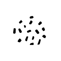 Abstract hand drawn line organic pattern