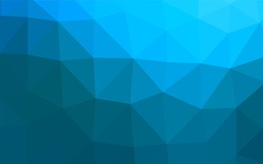 Fototapeta premium Light BLUE vector blurry triangle template. Modern geometrical abstract illustration with gradient. Template for your brand book.