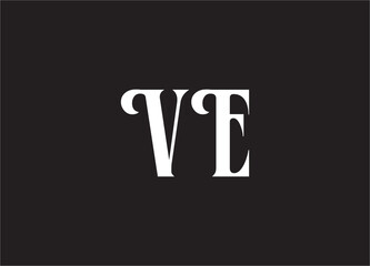 ve letter logo and monogram design