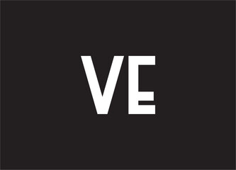 ve letter logo and monogram design