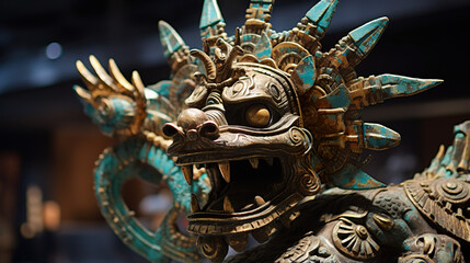 Ancient Aztec God Quetzalcoatl