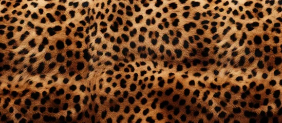 Printed kitchen splashbacks Leopard African animal pattern with seamless leopard texture and fur