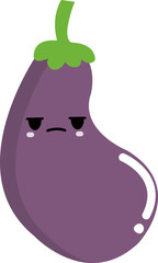 Set of cute vegetables