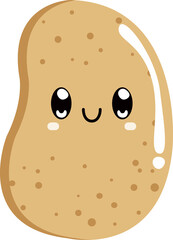 Fototapeta premium Set of cute vegetables