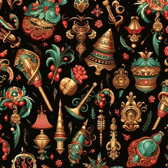 traditional thai art painting