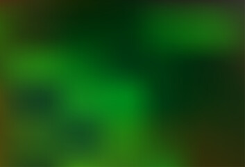 Light Green vector blurred shine abstract pattern.