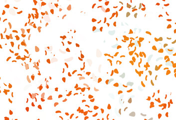 Fototapeta premium Light orange vector pattern with chaotic shapes.