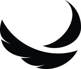 Fusion logo with wings and feathers