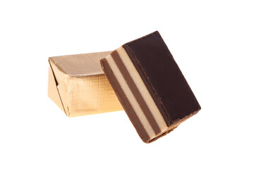 almond and hazelnut dessert isolated