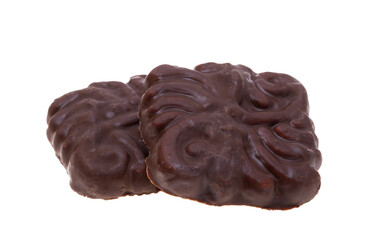 Croatian chocolate cookies isolated