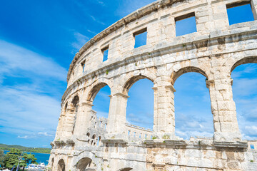 Obraz premium Historic Amphitheater in Pula Croatia