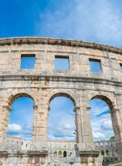 Obraz premium Historic Amphitheater in Pula Croatia
