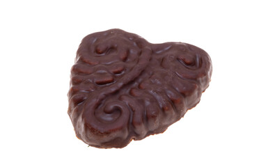 Croatian chocolate cookies isolated