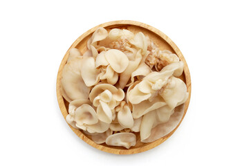 White jelly mushroom or white ear mushroom