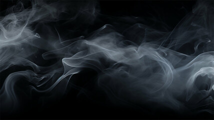 Obraz premium smoke on black background