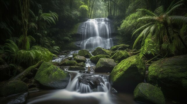 Cloudy Day Marvel Cascading Beauty Unveiled