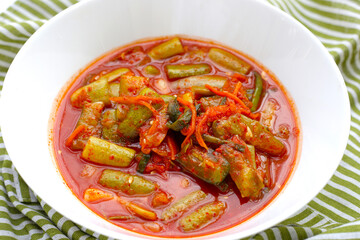 Kimchi korea food, cucumber kimchi