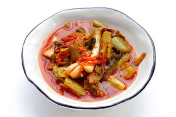 Kimchi korea food, cucumber kimchi