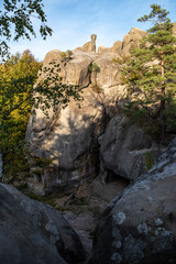 Rocks in the mountains. Travel destination. National park