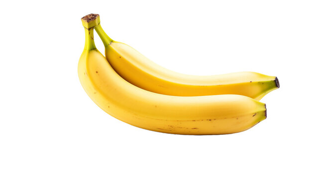 Banana isolated on a transparent background.