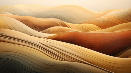 Fototapeta na wymiar Abstract background of orange lines and brush strokes