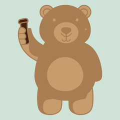 Cute Bear Vector Design