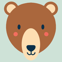 Cute Bear Vector Design