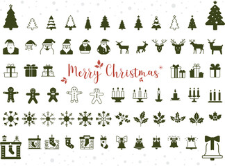 Christmas design elements
