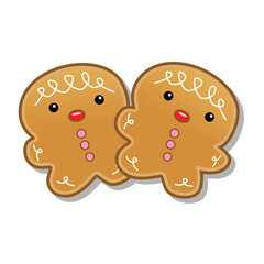 Cute Cookies Vector Art on white background