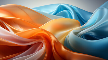 abstract background. blue red and white waves.