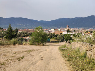 Village in center of Spain