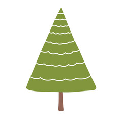 Fototapeta premium Minimal Christmas tree 
