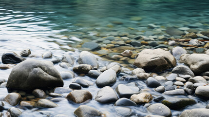 Obraz premium stones in the water