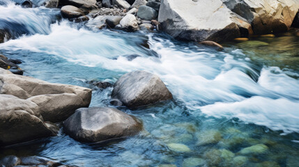 stream in the mountains