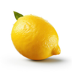 Lemon isolated on a white background